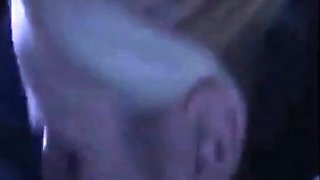 Blonde Amateur Gives a Blowjob in a Car