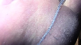 Teen brunette toys pussy and sucks dick in bath