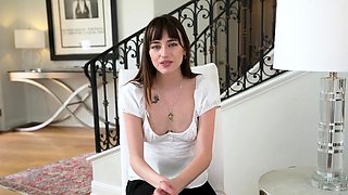 Skinny Brunette Lana Smalls Pussy Filled A Hot Load of Jizz