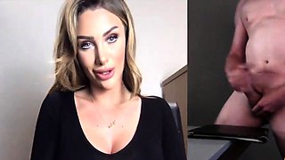 Webcam CFNM MILF teasing man who jerks