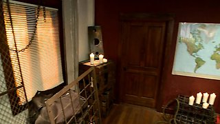 Chubby MILF in group sex