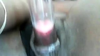 Black Girl Uses Sex Toy on Webcam