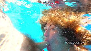 Underwater Anal Ass Lick Cum Swallow and Golden Shower