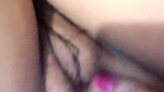 Blonde Cums with Her Hand