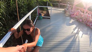Big ass Thai GF anal after social media