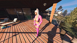 GTA 5 Franklin Hires Premium Lady in his Vinewood Mansion PART1