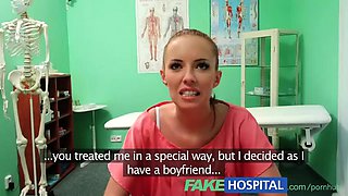 FakeHospital Hot Brunette Patient returns craving the doctors big cock by FAKE Hospital: Porn