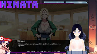 SHINBI SECRETS part 9. I spy on Tsunade in her HOKAGE office