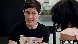 Big breasts lesbian wife fucks ebony bestie