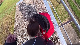 Spectacled Snake Saskialove Gets Cock In His Mouth And Swallows It All