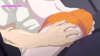 Anime hentai with lots of pussy licking and intense action