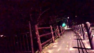 Uncovering oneself on the sidewalk and fapping in front of others