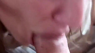 Amateur MILF Slut Wife Sucking Big Dick
