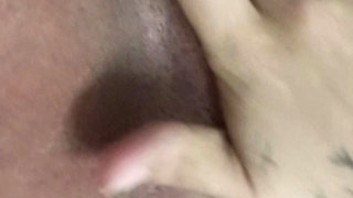 Pregnant Latina Nympho playing with her wet pussy