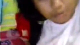 Hairy Asian Amateur Fingers Herself on Webcam
