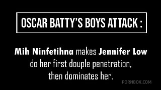 Mih Ninfetinha Makes Jennifer Low Do Her 1st Dp And Dominates