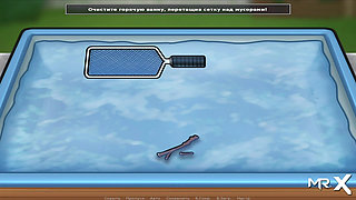 SummertimeSaga - Man Dancing near the Jacuzzi for a Beautiful Girl