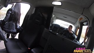Ass Fucking for Brunette MILF Taxi Driver - Lady Gang's Anal Encounter - Lady Gang