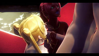 Zelda Hentai - Gerudo Woman Sex Sucking Handjob and Fucked - Japanese Asian Manga Anime Film Game Porn