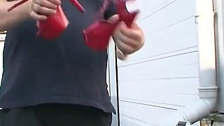 Hot BDSM Sex Slave Enjoys Bondage and Sore Punishment