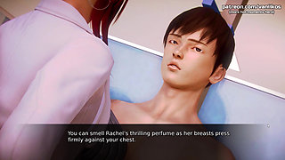 Waifu Academy  Beautiful busty redhead MILF nurse can cure all diseases with her magical big tits  Part 12