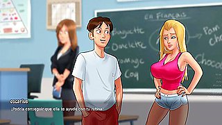 My Stepmom Gets Me Masturbating In Her Underwear - Summertime Saga