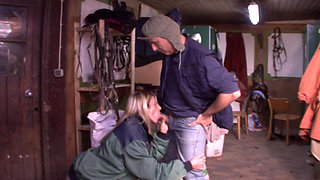 Attractive German slut gets fucked from behind