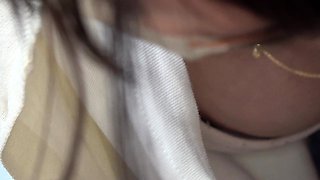 Asian japanese amateur has deep throat