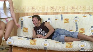 Hot floozy flaming adult scene