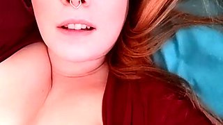 Great Big Boobs On Masturbating Redhead
