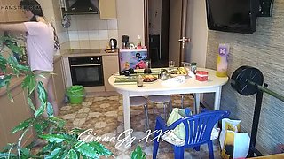 Horny Hairy Housewife GinnaGg Craves a Hard Fuck