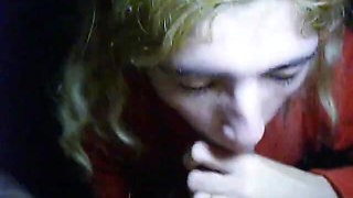 Teen Wife Gives Blowjob and Gets Cumshot in Mouth and Swallows