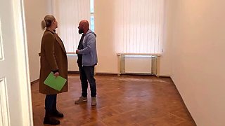 Busty Real Estate Agent Gets Hard Fuck by Big Dick Client - Blonde MILF with Big Tits