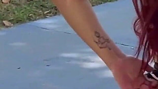 Wife Shows off in Public at the Park!