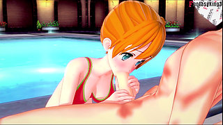 Misty bikini blowjob - Poketmonster