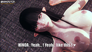 Hinoa From Monster Hunter Rise Takes Care of You After You Save His Village! Relax and Let Her Do It!