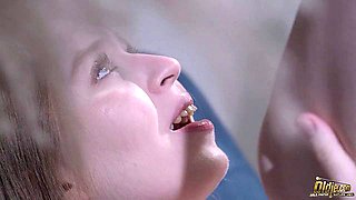 Hd scene with hot Petite Blonde and Lexi Montana from Oldje