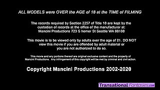 Ebony trans model Brooke Morgan in lingerie