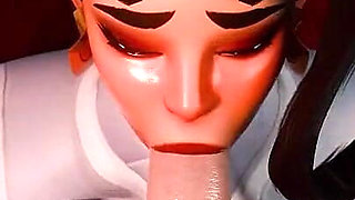 Overwatch Vendetta Sloppy Blowjob POV 3D Animation Rule34