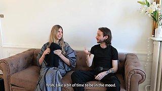 Experience raw French passion in a couple's intense intimate clash