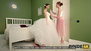 BRIDE4K. Crazy Russian wedding sex