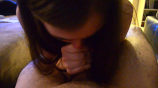 POV Teen First Time Swallowing