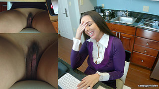 Kobe Lee - Secretary up the Skirt Behind the Scenes V