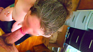 She won't stop sucking until I cum in her mouth