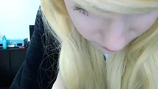 Blonde teen Sierras first erotic masturbation video