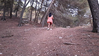 Sexy Latina College Flashing Tits and Ass in Outdoors compilation