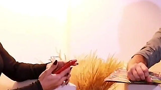 To Get a Place in School for Her Son, Mom Sits Hot on the Director's Cock