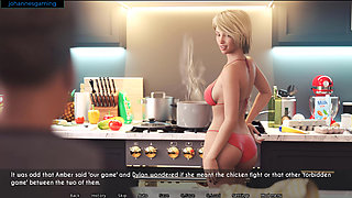 AWAM - Amber Gave me a handjob under table and let me finger fuck her
