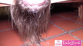 Newly wed whore deepthroat face fuck and facial and spit humiliation