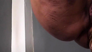 One-leg Stand Ordeal: Arms Overhead, Wand on Leg Wrecks Orgasms as Slave Mila Struggles to Balance!